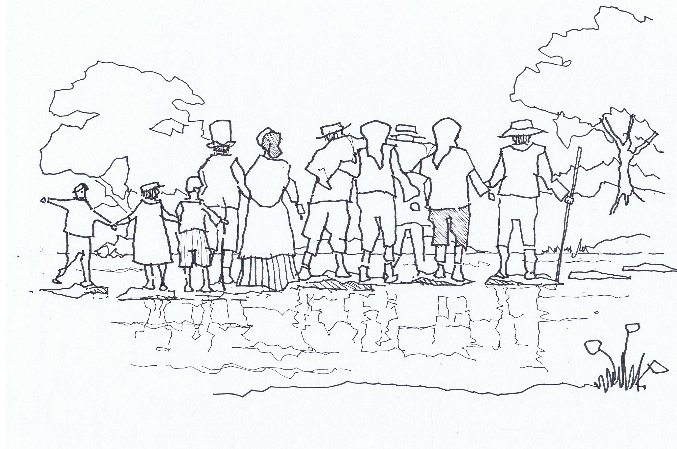fording the river